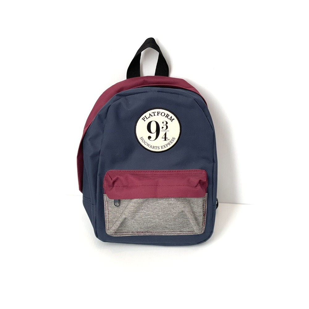 Harry Potter Mini Backpack Lunch Bag Hogwarts Express Train Platform 9 3/4